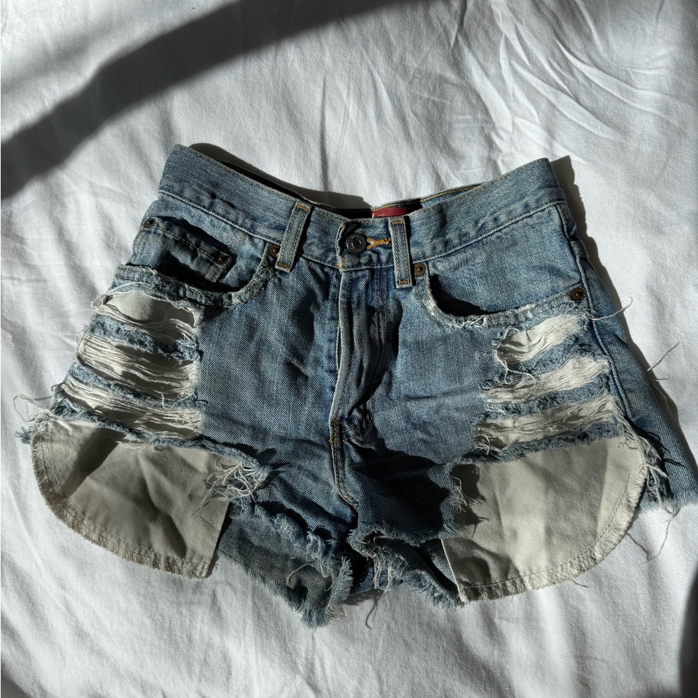 Distressed Vintage Levi’s Denim Shorts
